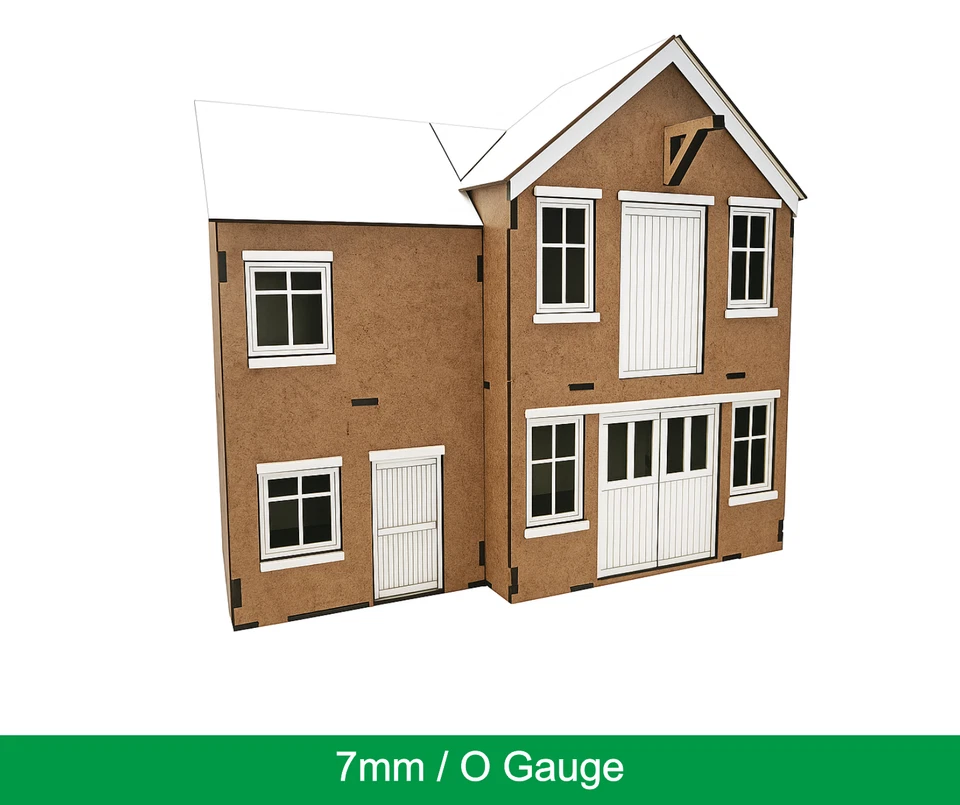 FAIR PRICE MODELS The Yard Laser Cut Scratch Aid Layout Kit 0 Gauge 7mm Model Railway