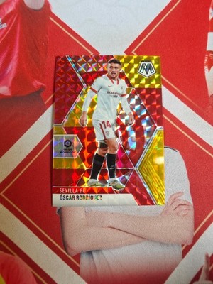 2020-21 Panini Mosaic La Liga Yelllow Red Mosaic Oscar Rodriguez /88