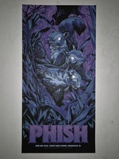 Phish Poster Noblesville June 3, 2022 #'D Ken Taylor Deer Creek OFFICIAL Print