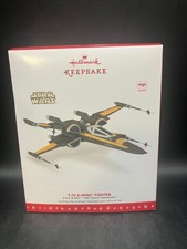 2016 Hallmark Keepsake Star Wars T-70 X-Wing Fighter Magic Sound Ornament - NEW