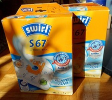 Staubsaugerbeutel S67 Swirl MicroPor Plus  zwei Packungen mit 7 Filtern