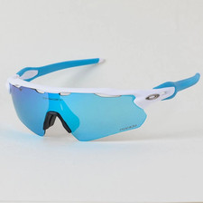NEW Oakley Radar EV Patn Sunglasses White Frame Blue Prizm Lenses OO9208