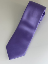 Tie G U Style Lavender Purple Necktie 60 x 3 Solid Satin Formal Wedding Tie