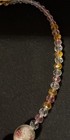 Artist  Venencia Wedding Cake Facet crystal,Rainbow Glitter Rose Necklace Set — photo 4