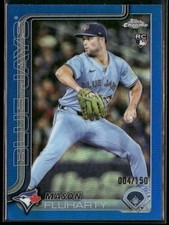 2025 Topps Chrome #USC161 Mason Fluharty Rookie Blue Refactor 004/150