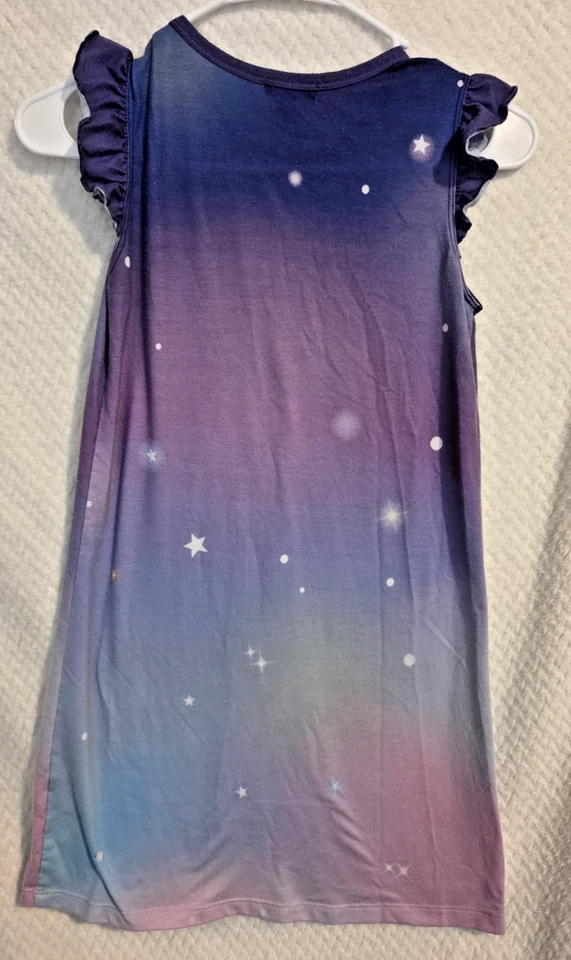 女童睡衣衬衫紫色 9 10 码 — 第 2/4 张图片