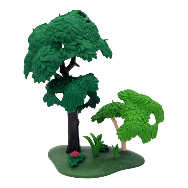Playmobil suelo verde árbol planta medieval bosque granja