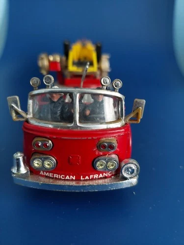 Aerial Rescue Fire Truck Corgi Major Diecast Vintage Car Vehicle Trailer