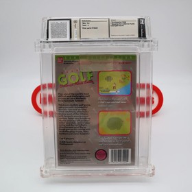 NES Nintendo BANDAI GOLF: CHALLENGE PEBBLE BEACH - WATA GRADED 9.6 A NEW Sealed!