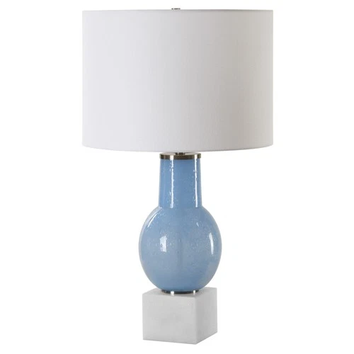 Uttermost 30297-1 Clear Sky 28" Tall Buffet Table Lamp - Blue - Picture 3 of 6