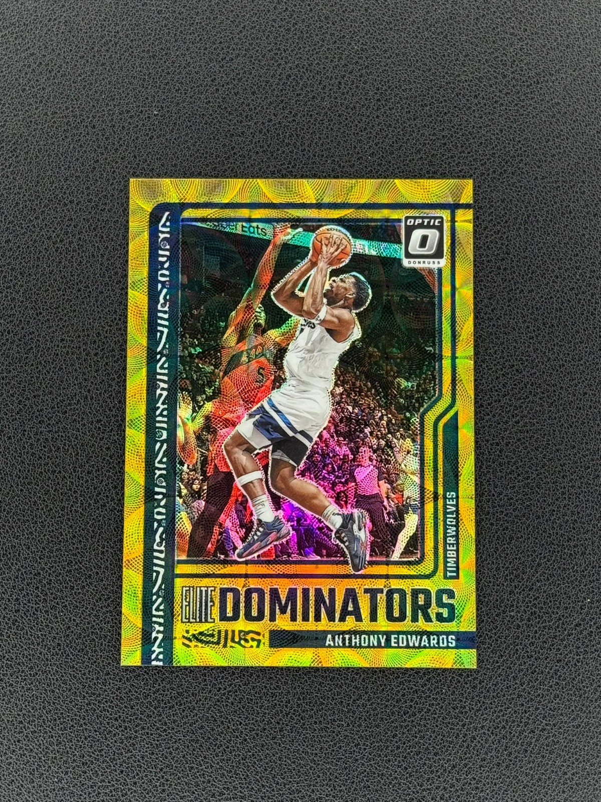 2023-24 Donruss Optic ANTHONY EDWARDS Gold #/10 International Elite Dominators