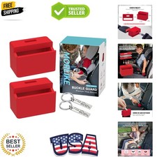 Silicone Seatbelt Secure Buckle Safety Cover Lock Keep Children Safe in Car...