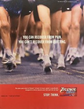 TYLENOL Ad          YOU CAN RECOVER FROM PAIN. YOU CAN'T RECOVER FROM QUITTING.