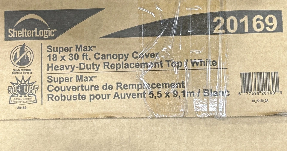 ShelterLogic Super Max Canopy Replacement Top, 18 ft. x 30 ft. - Image 2 of 3