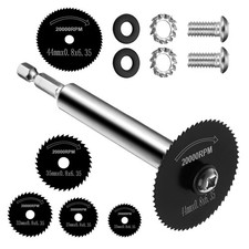 5st Kreissägeblatt Set HSS Mini Sägeblätter für Holz Kunststoff Metall Schneiden