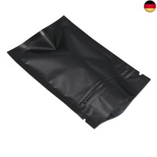WACCOMT Pack 100 St&uuml;cke Matte Aluminiumfolie Verpackung Tasche Rei&szlig;verschluss S