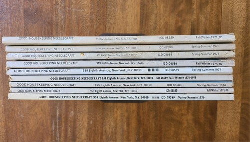 VTG Lot Of 9 Good Housekeeping Needlecraft Magazine Fall Winter 1970s Fashion - Picture 3 of 5