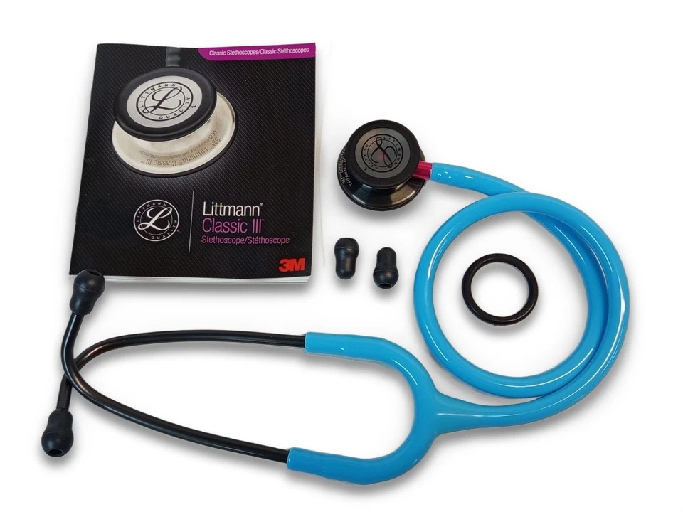 Littmann Classic III Stethoskop 5872 Schlauch Türkis Bruststück Edelstahl - Bild 1 von 1