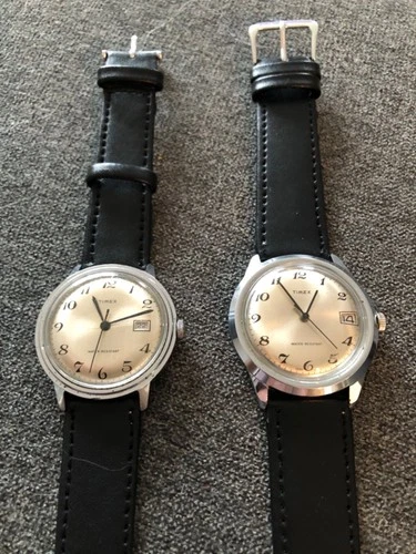 Pair of vintage timex marlin