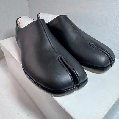 Maison Margiela Tabi Babouche Loafers Size 42 US 9 black leather New With Box