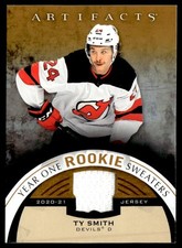 2021-22 Upper Deck Artifacts Year One Rookie Sweaters Ty Smith New Jersey Devils