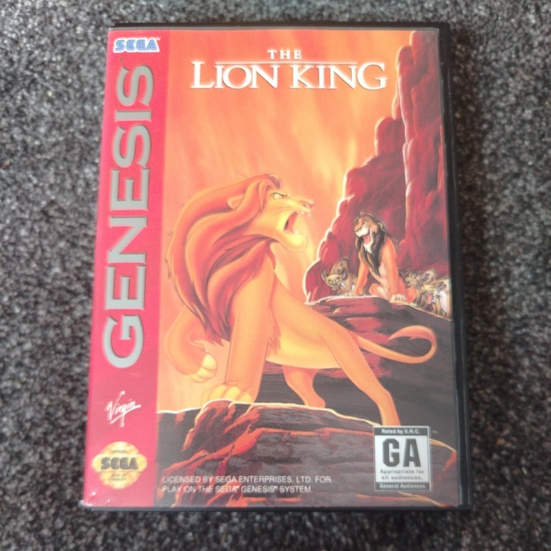 Sega Genesis Mega Drive Game The Lion King Boxed