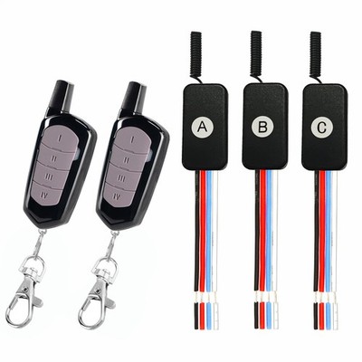 12V Wireless Remote Switch, Mini 1 Channel RF Switch for LED Lights & Motors