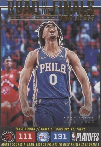 10 Limited Tyrese Maxey Impe RC Gold Auto NBA | eBay