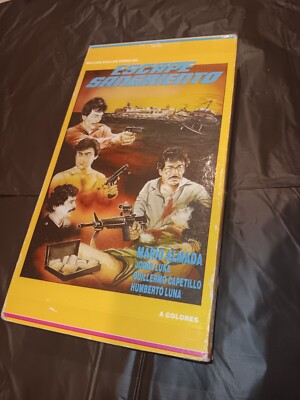 Escape Sangriento Vhs Pelicula Mexicana Cine Mexicano