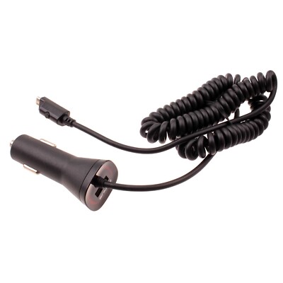 2.1A Car Charger Micro-USB Power Adapter DC Socket Extra USB for SmartPhones