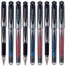 Uni-Ball UM-153S Gel Impact Rollerball Pen ball Point 1mm Tip Black/Blue/Red