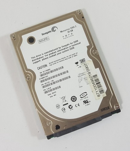 80GB Seagate ST980811AS SATA 2,5" Notebook Festplatte HDD