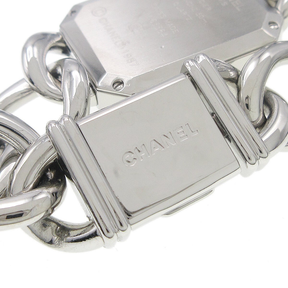 Chanel Premiere Ladies Quartz Watch #L V.M.63364 Silver Stainless Steel 57987 CHANEL Women Luxury Wristwatches for sale | Shop with  main image 2