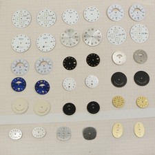 Konvolut Zifferblätter 36 Stück, Lot of Watch Dials 36 pieces NOS #1###