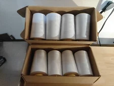 8-Pack of White Serger Cone Thread All Purpose 