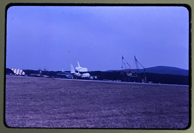 35mm Color Slide 1978 US Space & Rocket Huntsville AL #7 Space Shuttle Land Taxi