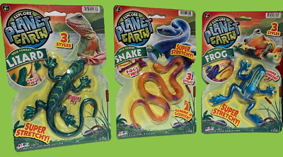 JA-RU Planet Earth Play Snakes (Styles Will Vary), Novelty & Gag