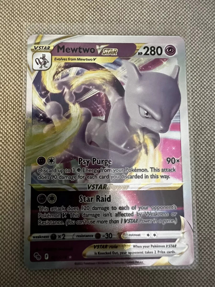 Carta Pokemon Go TCG Mewtwo V Astro 31/78