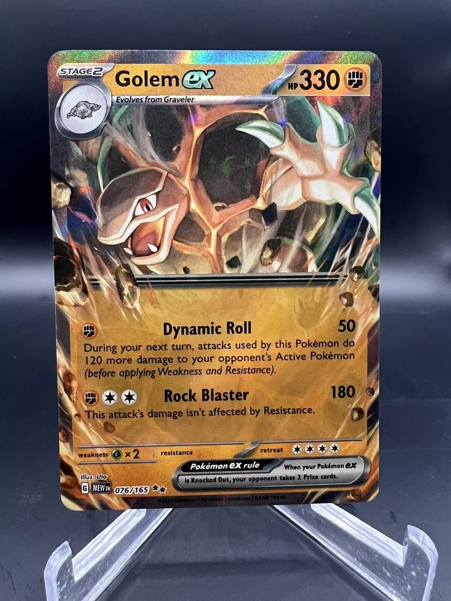 Golem ex - 076/165 - SV: Scarlet and Violet 151 - Pokemon