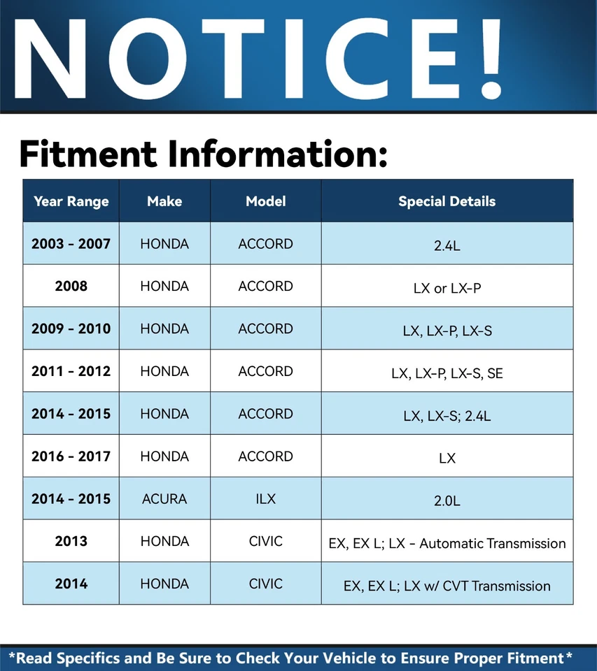 Pastillas de rotores de freno delanteros de 11,10" (282 mm) para Honda Civic Accord Element Acura ILX Foto 3 de 4