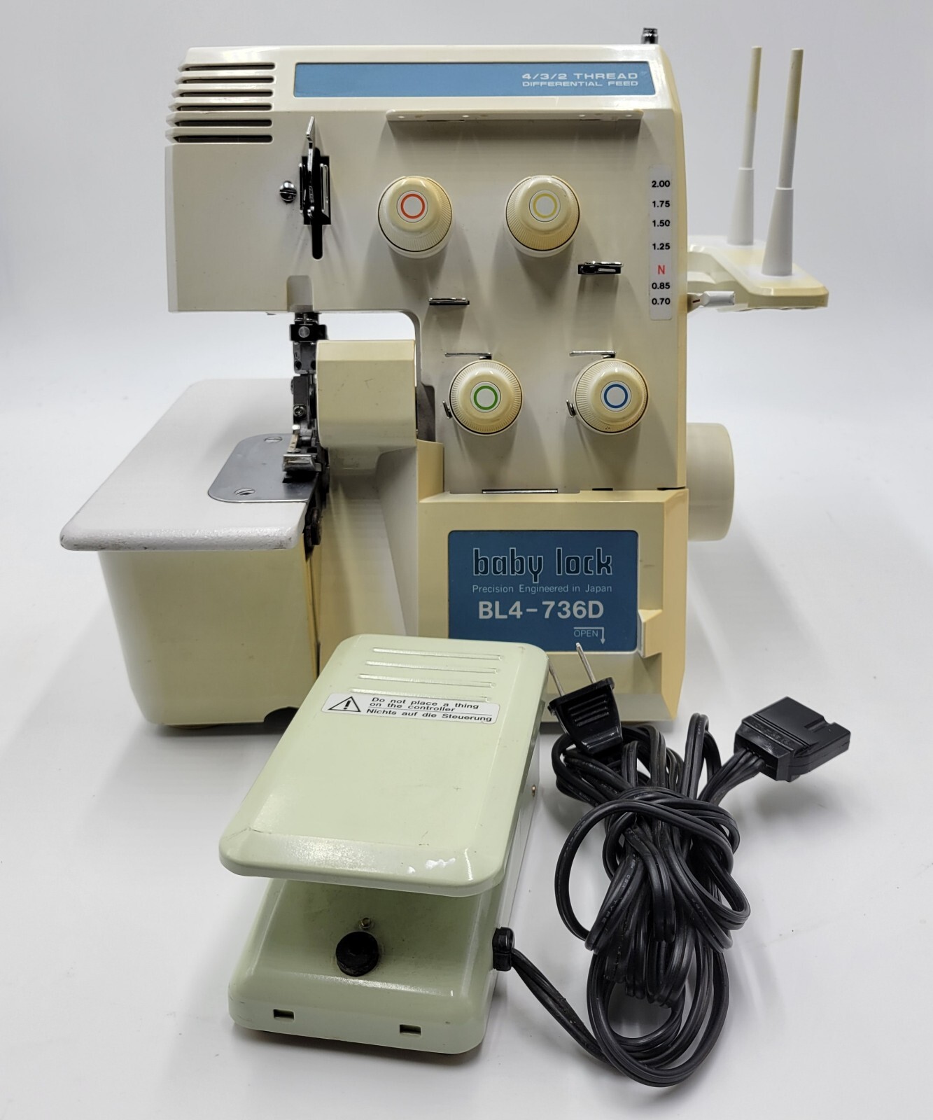 Vintage Baby Lock PRO LINE Serger Sewing Machine Model BL4736D eBay