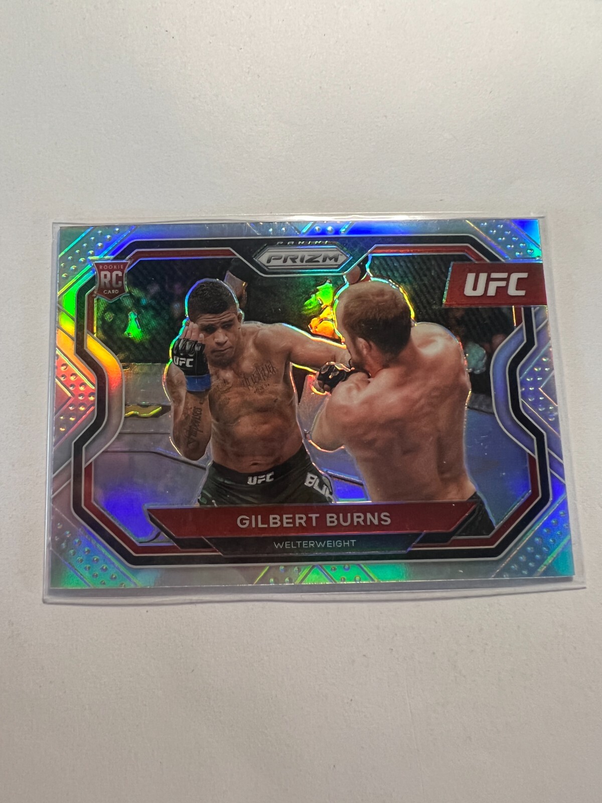 K3,487 - 2021 Panini Prizm UFC Prizms Silver #178 Gilbert Burns