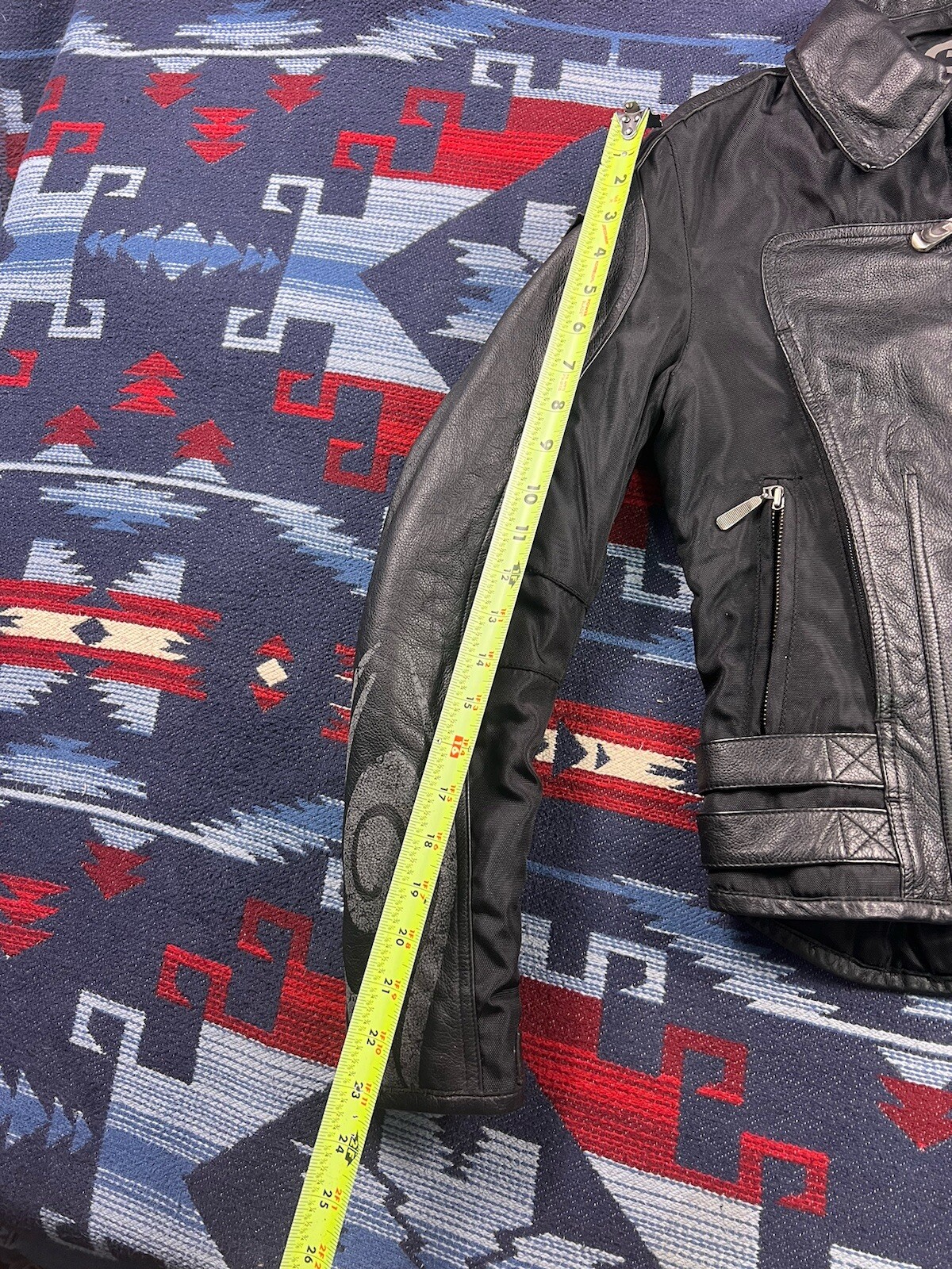 Hein Gericke Echt Leder Sz 4Biker Café Leather Padded Jacket VTG Women's Small