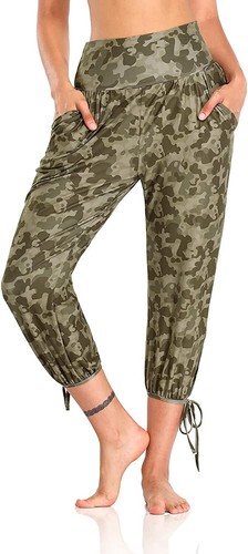 DIBAOLONG Womens Yoga Pants Capri Loose 
