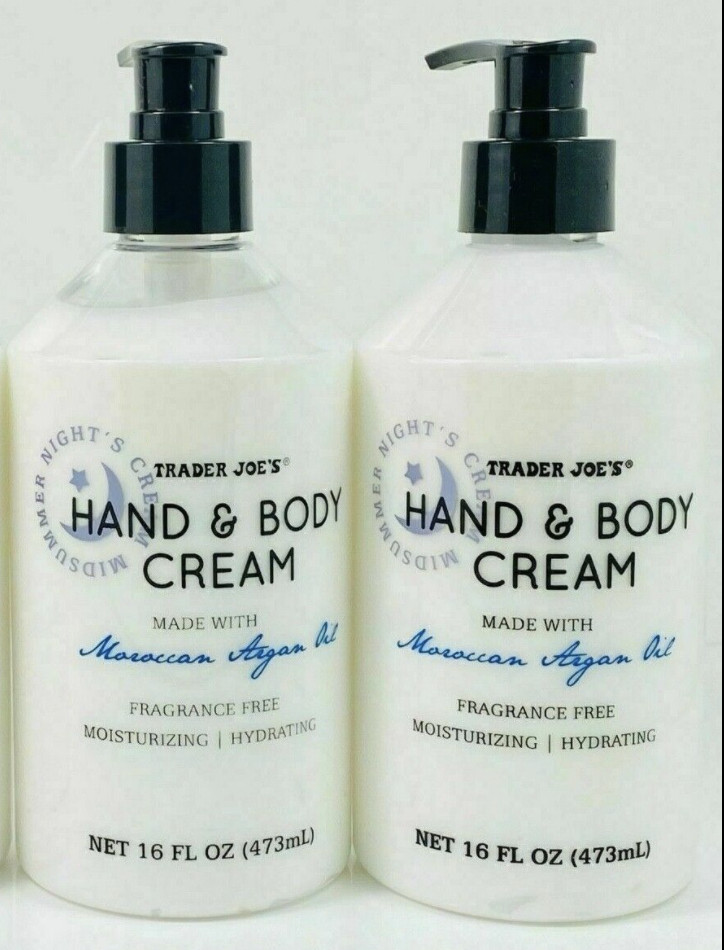 2 Pack Trader Joe's A Midsummer Night's Cream Hand & Body Lotion Moisturizer