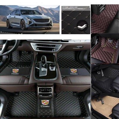 Für Cadillac CT4 CT5 CT6 Deville DTS Fußmatten Automatten Bodenteppich 2000-2025