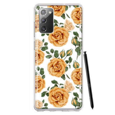 Mundaze Case for Samsung Galaxy Note 20 Cover Roses Flowers