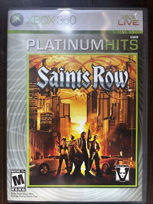 SAINTS ROW　FIRST EDITION PREMERA EDICION Saints Row - Xbox 360 - Complete w/ Manual - 1st Release