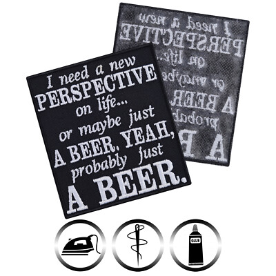 OLD SCHOOL Aufnäher: Never Too Old! Aufbügler Biker Patch Rocker Applikation