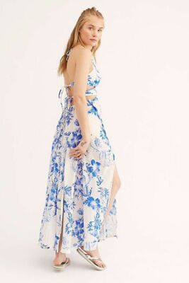 Free People Lille Printed Maxi Dress-L-$128 MSRP